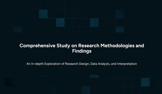 Research Presentation Template 1 slide